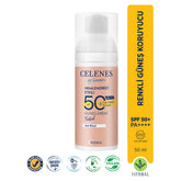 Herbal Dry Touch SPF 50 Mat Bitişli Renkli Güneş Kremi - Yüz Ve Dekolte Bölgesi 50 ml