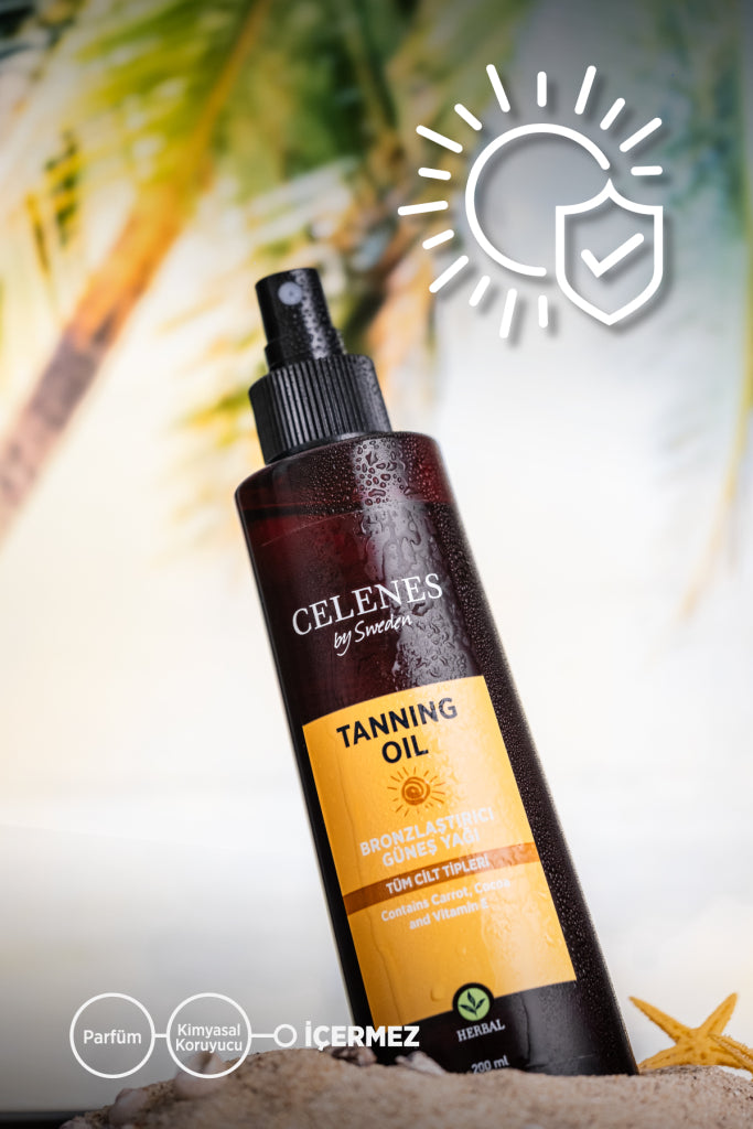 Herbal Bronzlaştırıcı Güneş Yağı 200 ml