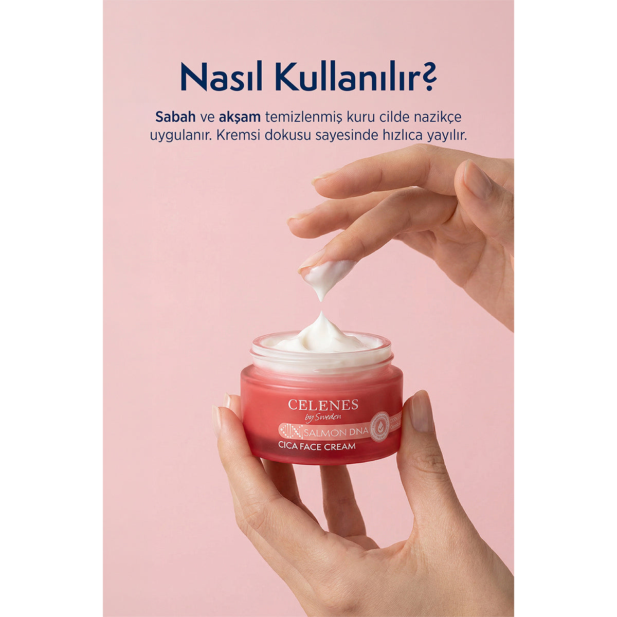 Celenes By Sweden Somon DNA PDRN Onarıcı & Yenileyici Cica Yüz Kremi, 50 ml