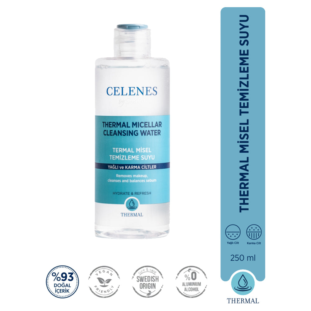 Thermal Misel  Kuru ve Hassas Ciltler için Yüz Temizleme Suyu, 400 ml