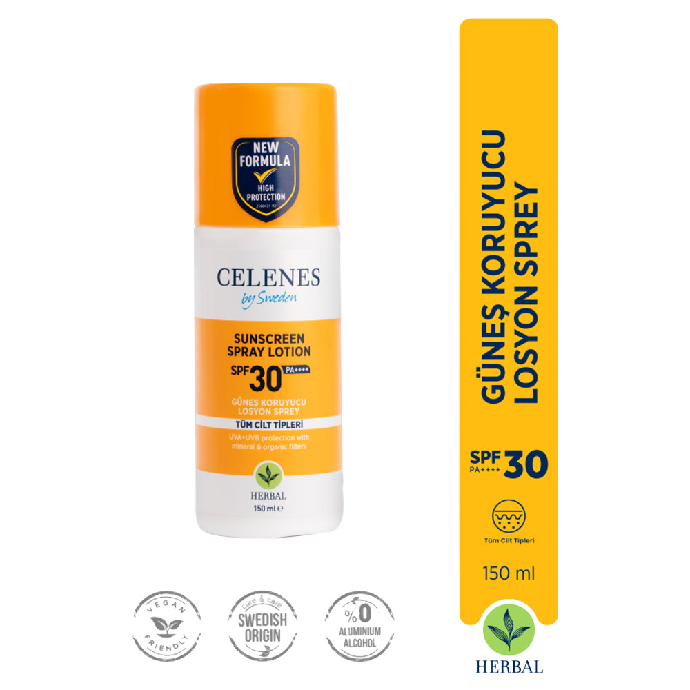 Herbal Güneş Koruyucu Losyon Spray 30 Spf