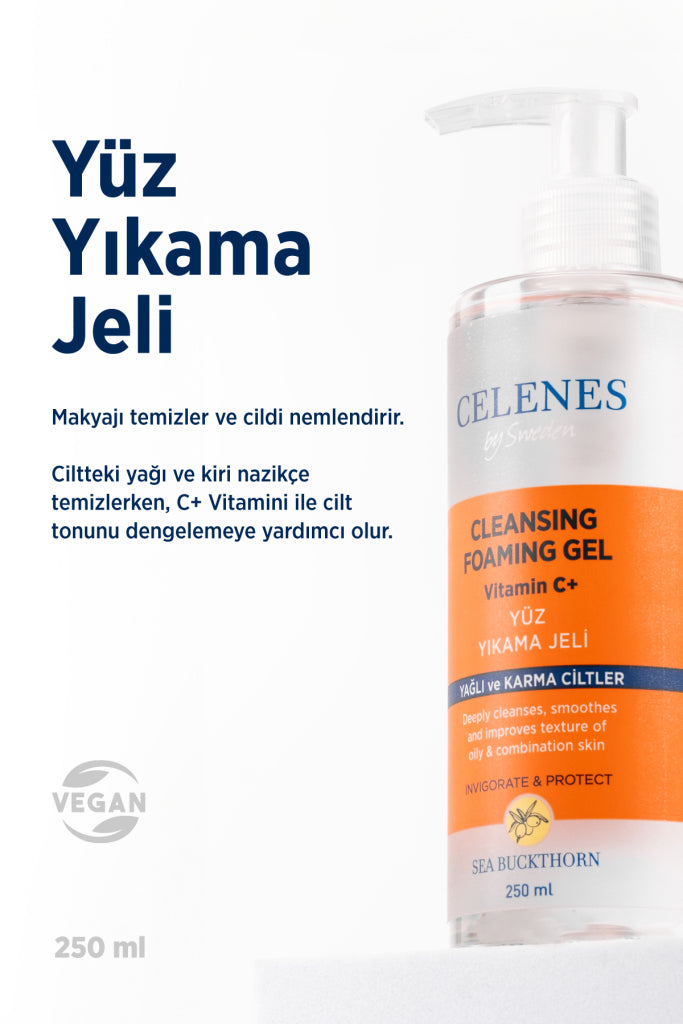 Aydınlatıcı ve Cilt Tonu Eşitleyici Sea Buckthorn Yüz Yıkama Jeli Yağlı ve Karma Ciltler 250 ml