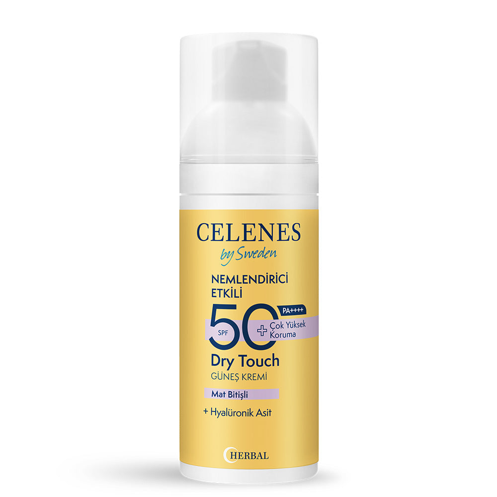 Herbal Dry Touch SPF 50 Mat Bitişli Güneş Kremi - Yüz Ve Dekolte Bölgesi 50 ml