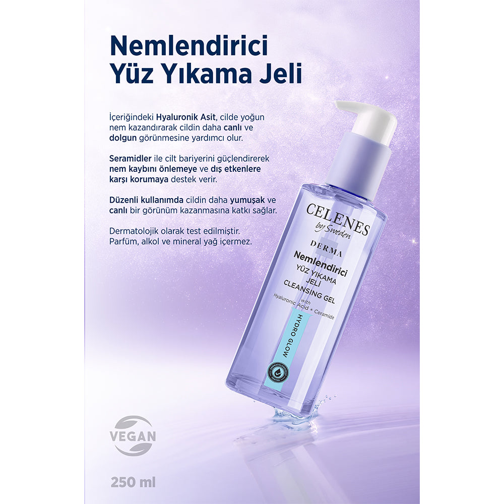 Derma Nemlendirici Yüz Yıkama Jeli