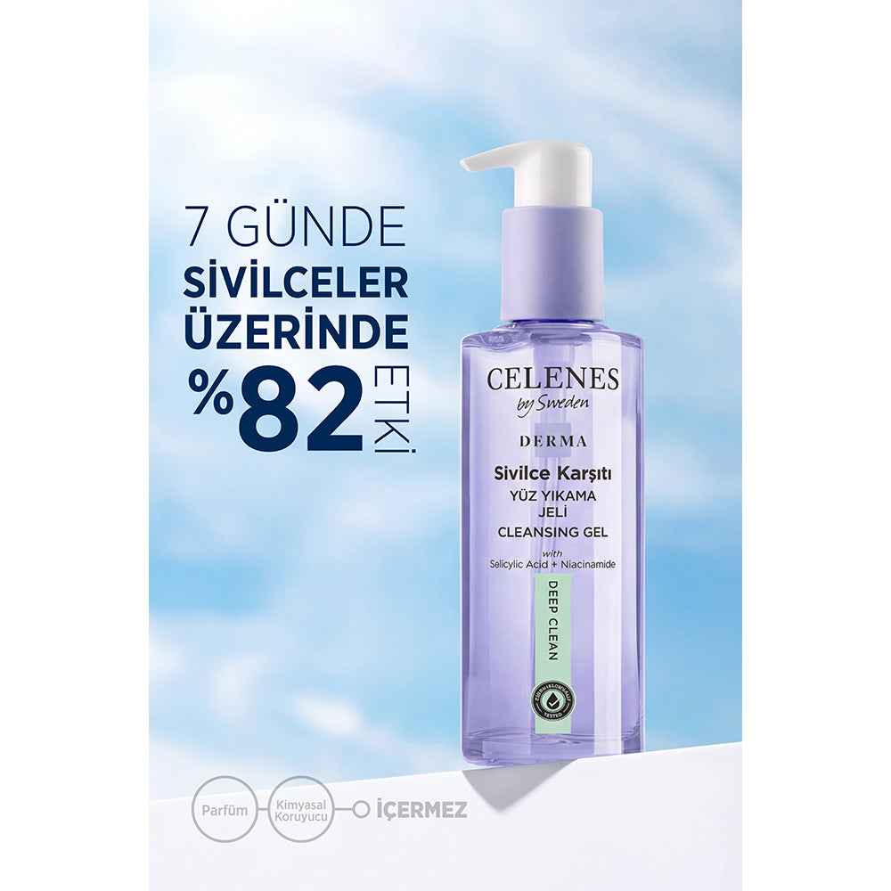 Derma Sivilce Karşıtı Yüz Yıkama Jeli