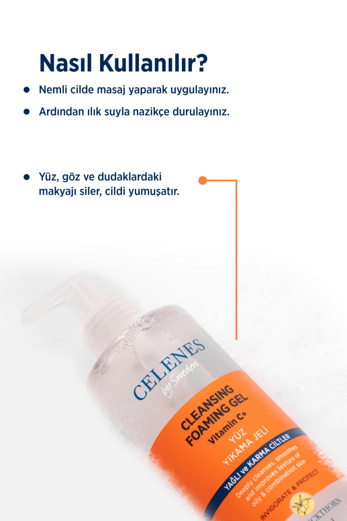 Aydınlatıcı ve Cilt Tonu Eşitleyici Sea Buckthorn Yüz Yıkama Jeli Yağlı ve Karma Ciltler 250 ml