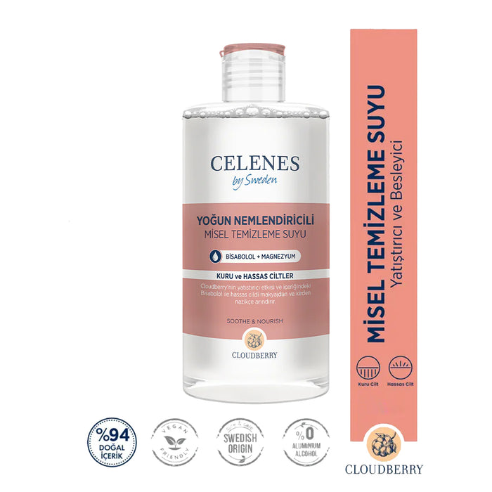 Cloudberry Misel Temizleme Suyu Kuru ve Hassas Ciltler 400 ML