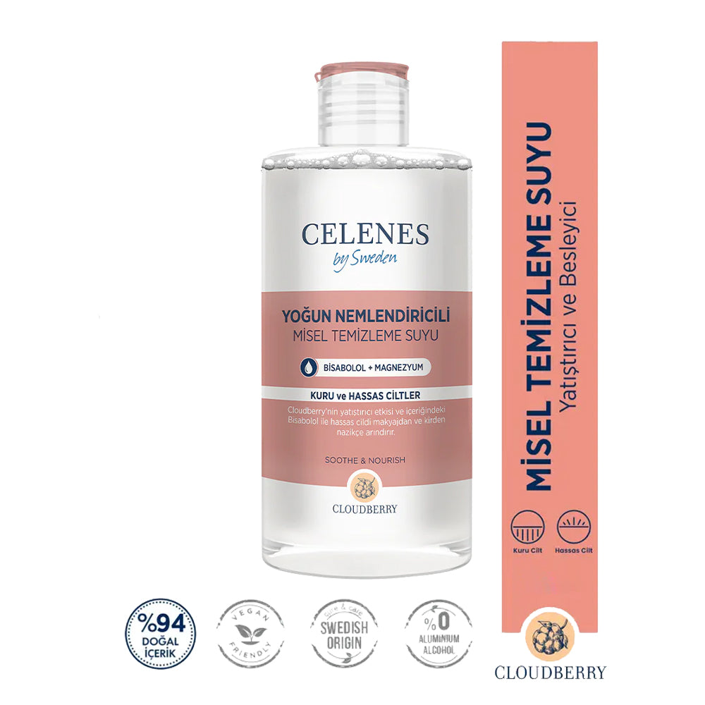 Cloudberry Misel Temizleme Suyu Kuru ve Hassas Ciltler 400 ML