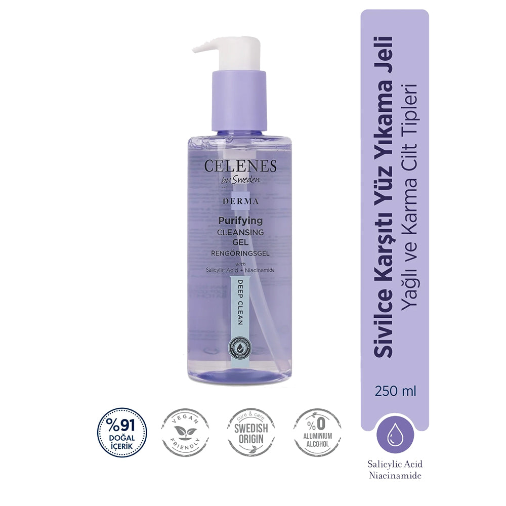 Derma Sivilce Karşıtı Yüz Yıkama Jeli