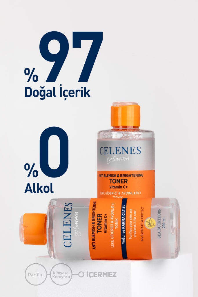 Salisilik Asit ve Niacinamide İçeren Sivilce , Gözenek ve Leke Karşıtı Sea Buckthorn Tonik