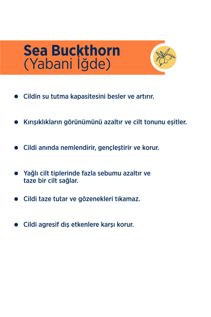 Aydınlatıcı ve Cilt Tonu Eşitleyici Sea Buckthorn Yüz Yıkama Jeli Yağlı ve Karma Ciltler 250 ml