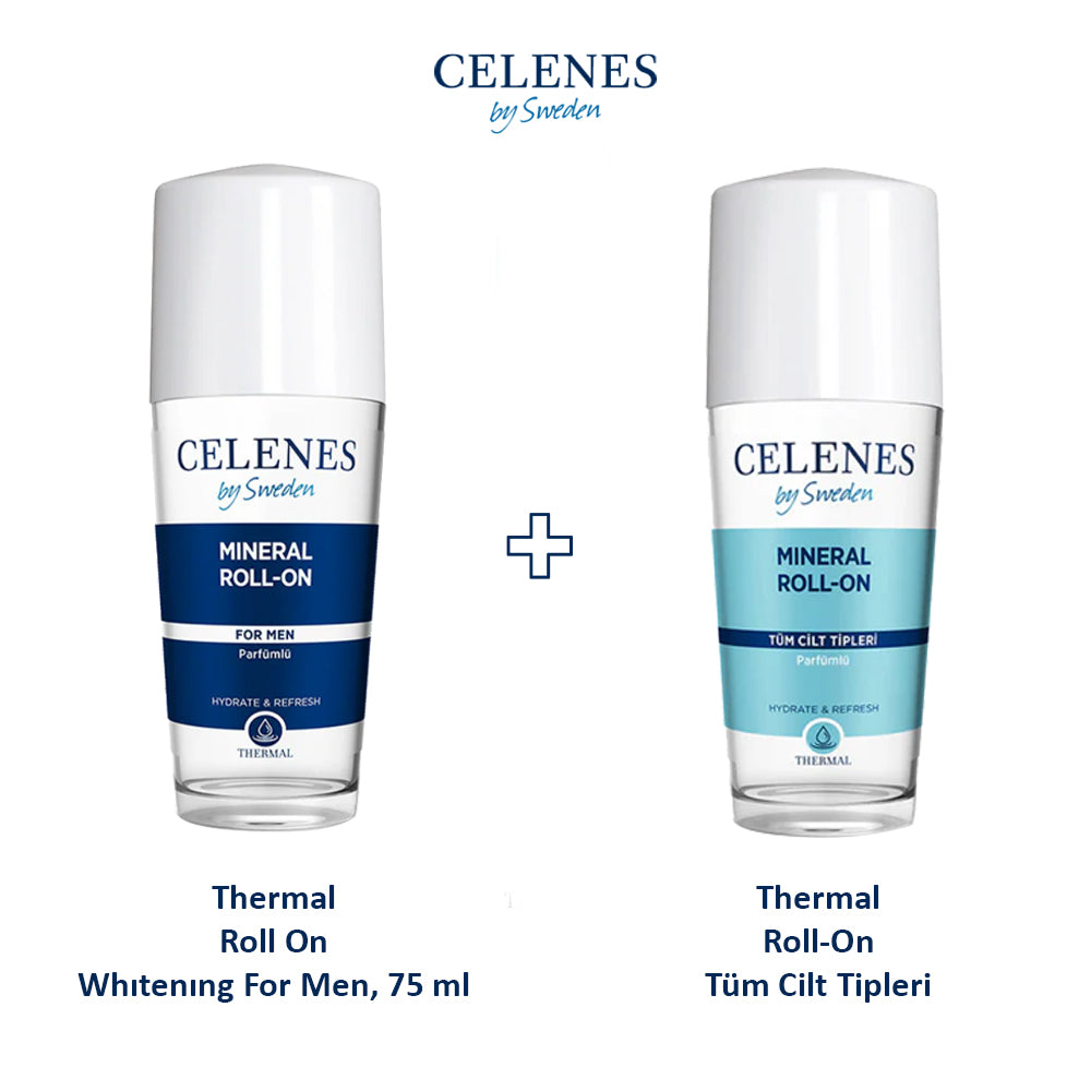 Thermal For men Roll on 75 ml + Thermal Roll on Tüm Cilt Tipleri, 75 ml 2'li Set
