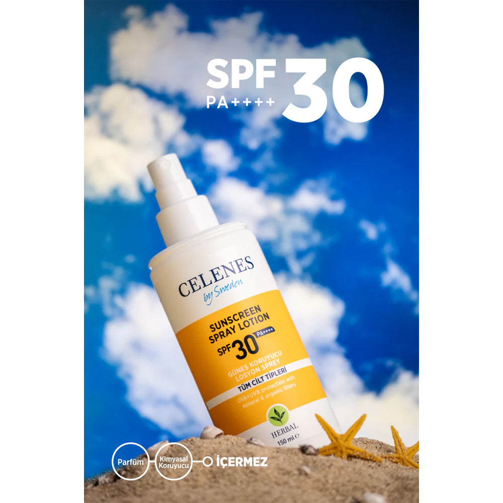 Herbal Güneş Koruyucu Losyon Spray 30 Spf