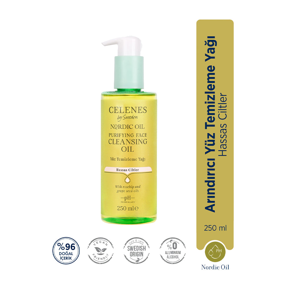 Nordic Oil Arındırıcı Yüz Temizleme Yağı Hassas Ciltler