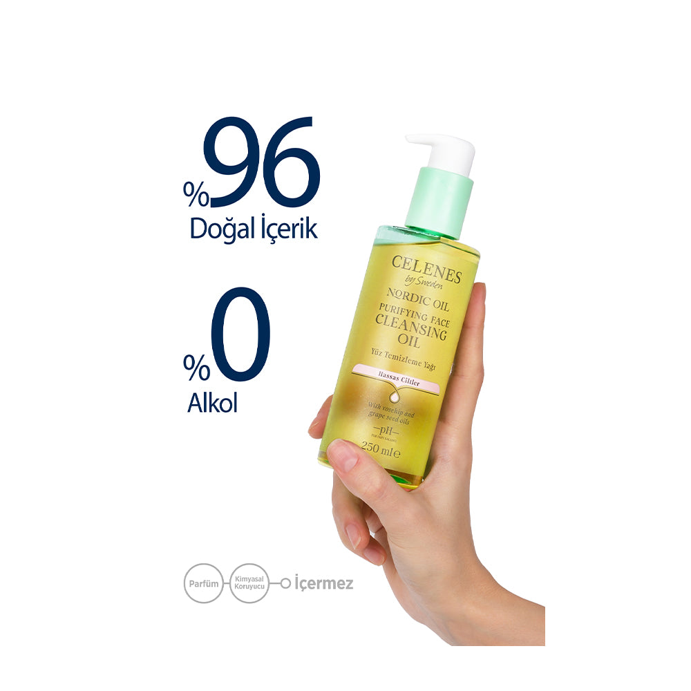 Nordic Oil Arındırıcı Yüz Temizleme Yağı Hassas Ciltler