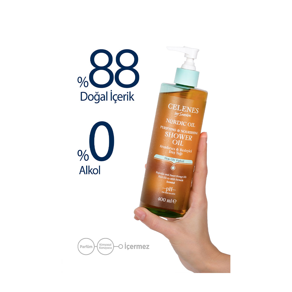 Nordic Oil Besleyici Duş Yağı Tüm Cilt Tipleri