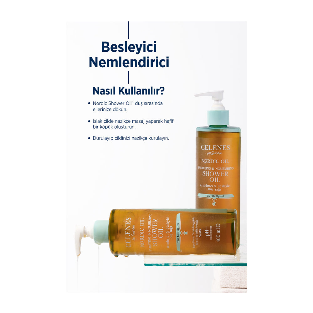 Nordic Oil Besleyici Duş Yağı Tüm Cilt Tipleri