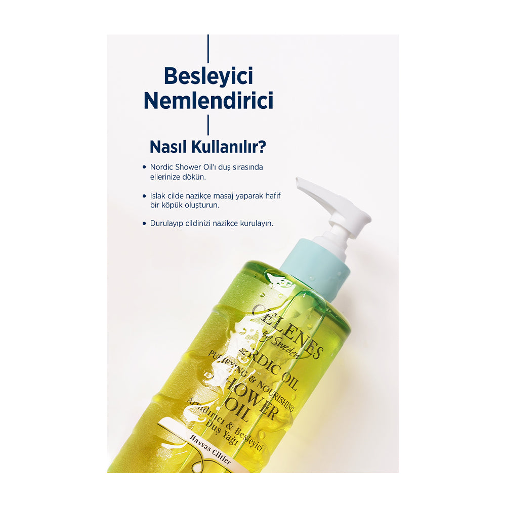 Nordic Oil Besleyici Duş Yağı Parfümsüz Hassas Ciltler