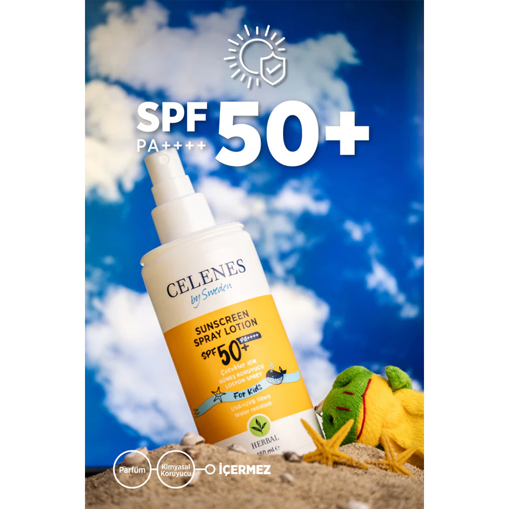 Herbal Güneş Koruyucu Losyon Spray 50 Spf Çocuk