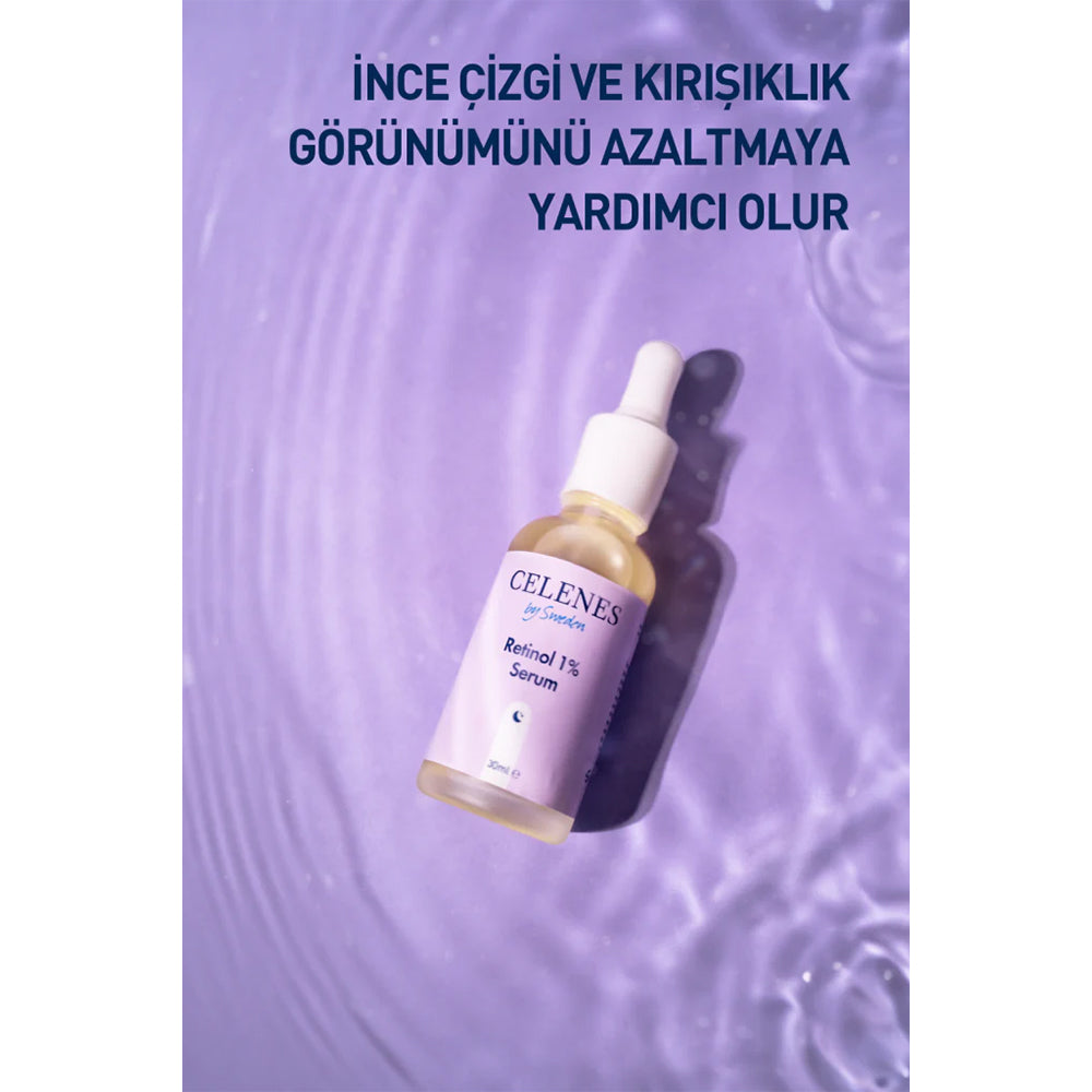 Kırışıklık Karşıtı Rena Retinol Cilt Yenileyici Bakım Serumu 30 ml