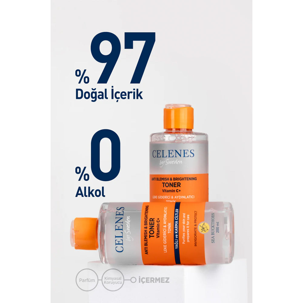 Salisilik Asit ve Niacinamide İçeren Sivilce , Gözenek ve Leke Karşıtı Sea Buckthorn Tonik