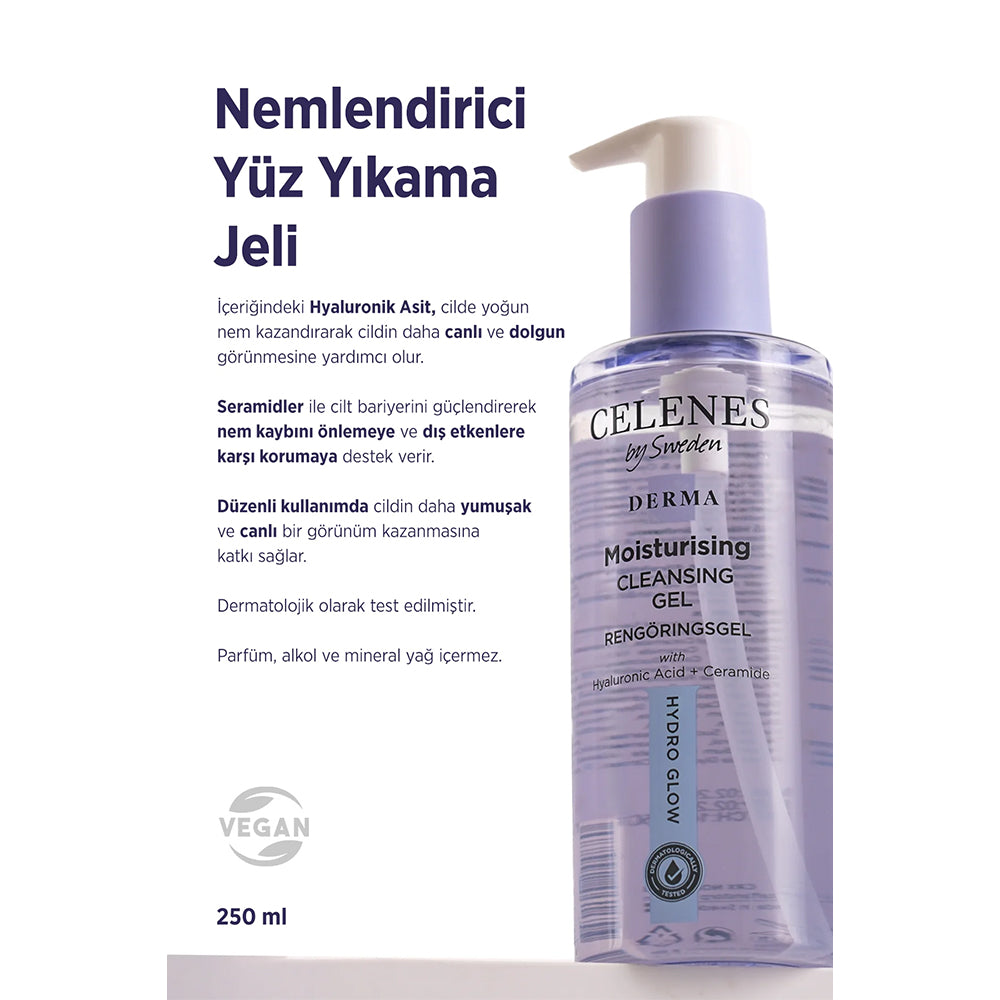 Derma Nemlendirici Yüz Yıkama Jeli